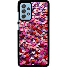 Samsung Galaxy A72 Case Hülle - Valentin 2025 Konfetti