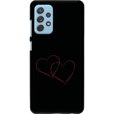 Samsung Galaxy A72 Case Hülle - Valentine 2023 attached heart