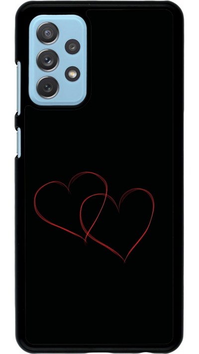 Coque Samsung Galaxy A72 - Valentine 2023 attached heart