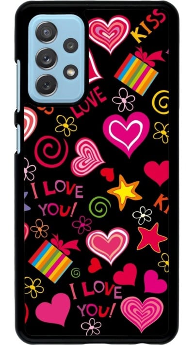 Coque Samsung Galaxy A72 - Valentine 2023 love symbols
