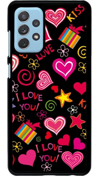 Coque Samsung Galaxy A72 - Valentine 2023 love symbols