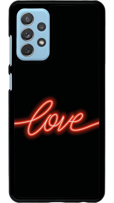 Coque Samsung Galaxy A72 - Valentine 2023 neon love
