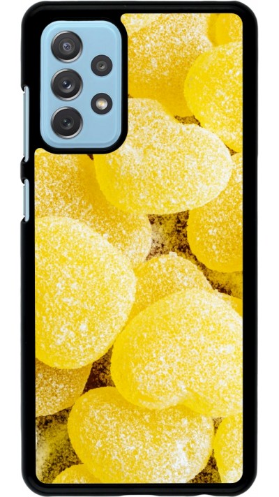 Coque Samsung Galaxy A72 - Valentine 2023 sweet yellow hearts