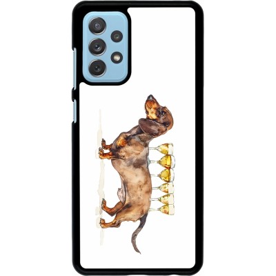 Coque Samsung Galaxy A72 - Wine Teckel