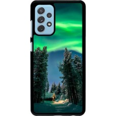Samsung Galaxy A72 Case Hülle - Winter 22 Northern Lights