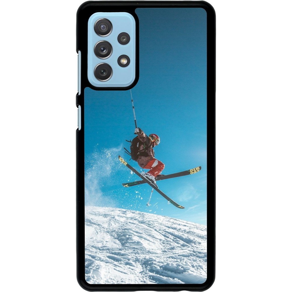 Samsung Galaxy A72 Case Hülle - Winter 22 Ski Jump