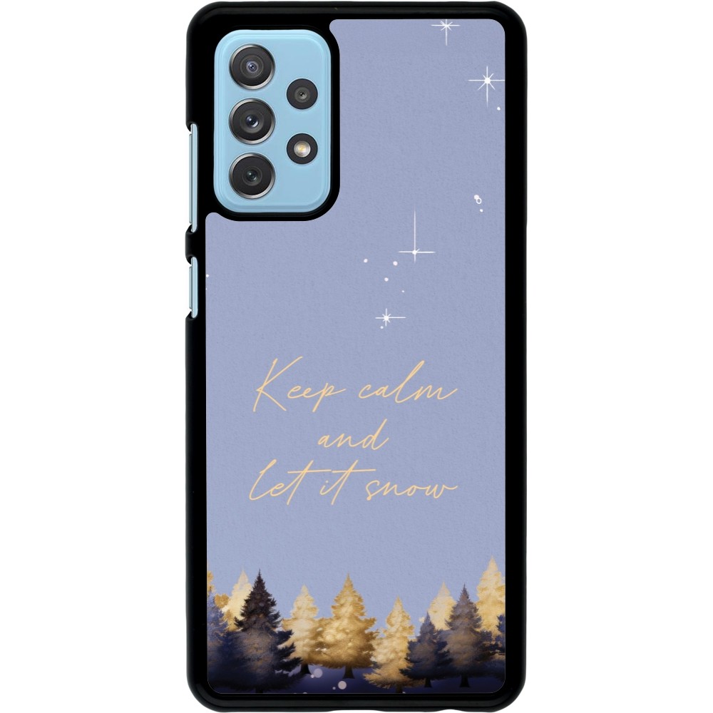Samsung Galaxy A72 Case Hülle - Winter 25 Winter illustration of trees