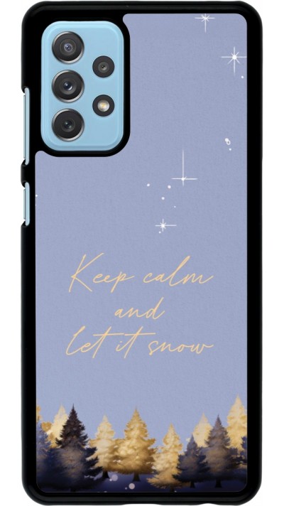 Samsung Galaxy A72 Case Hülle - Winter 25 Winter illustration of trees