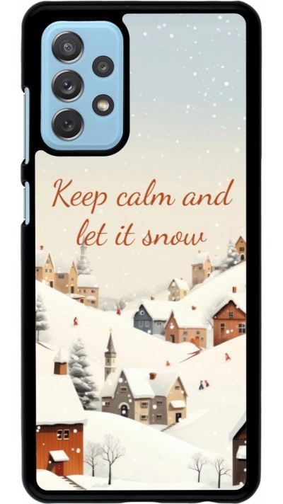 Samsung Galaxy A72 Case Hülle - Winter 25 Winter Keep calm and let it snow