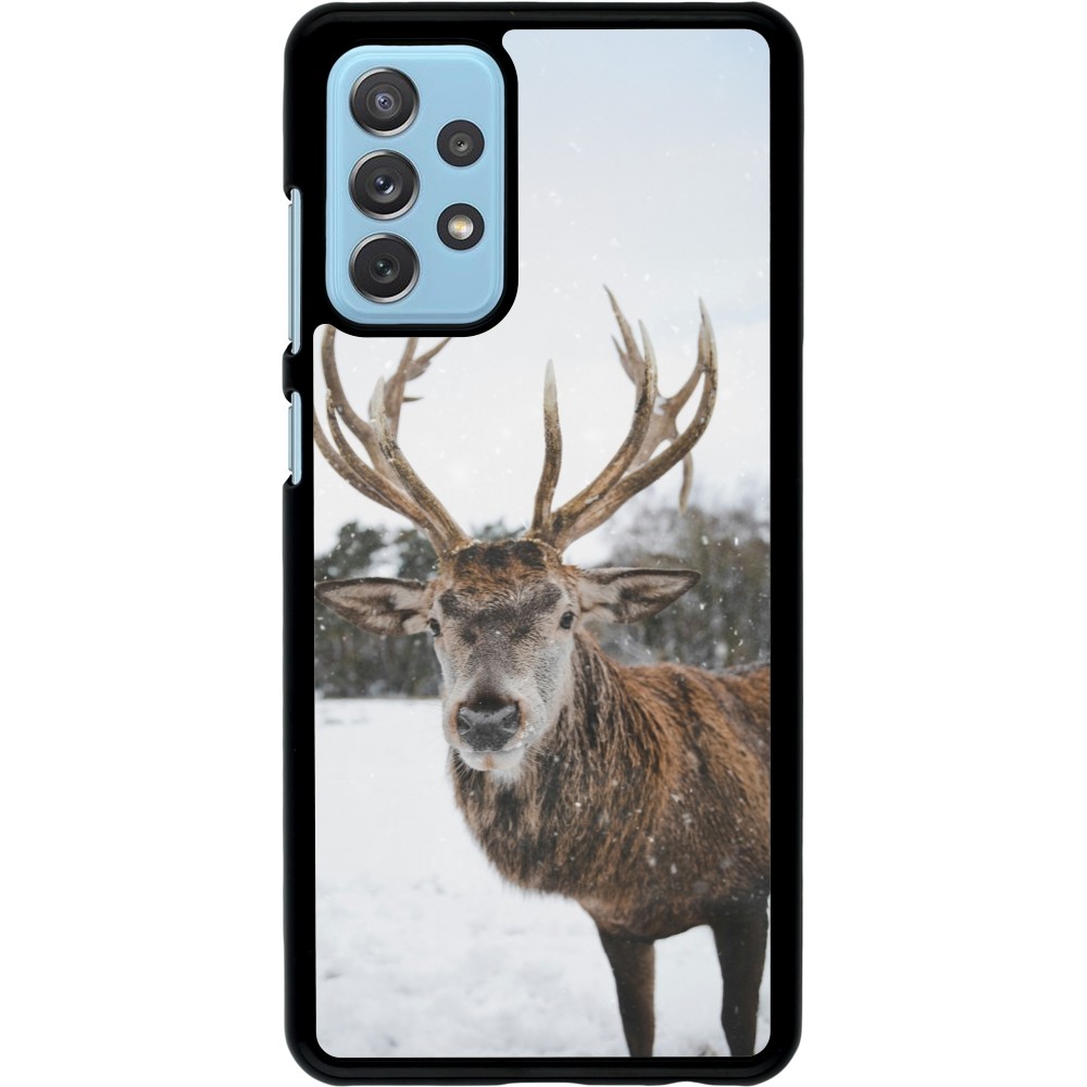 Samsung Galaxy A72 Case Hülle - Winter 25 Winter reindeer