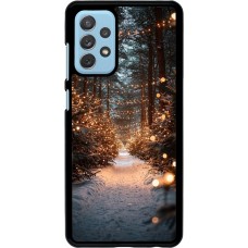 Samsung Galaxy A72 Case Hülle - Winter 25 Winter snowy road