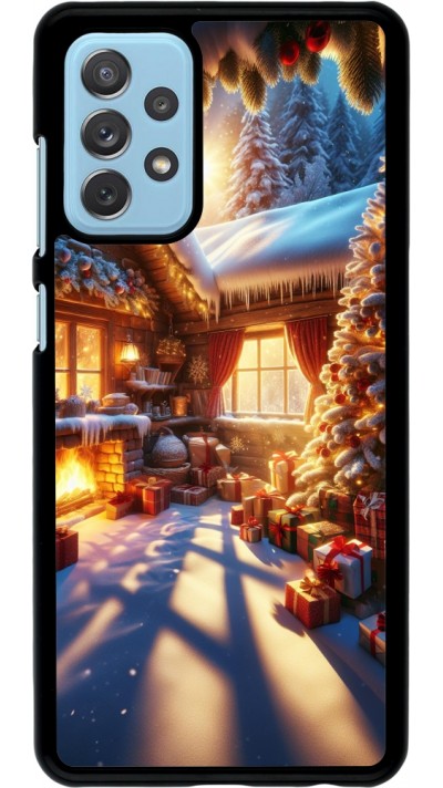 Coque Samsung Galaxy A72 - Noël Chalet Féerie