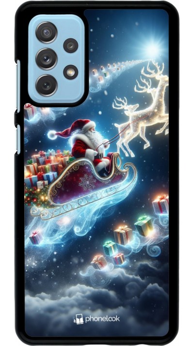 Coque Samsung Galaxy A72 - Noël 2023 Père Noël enchanté