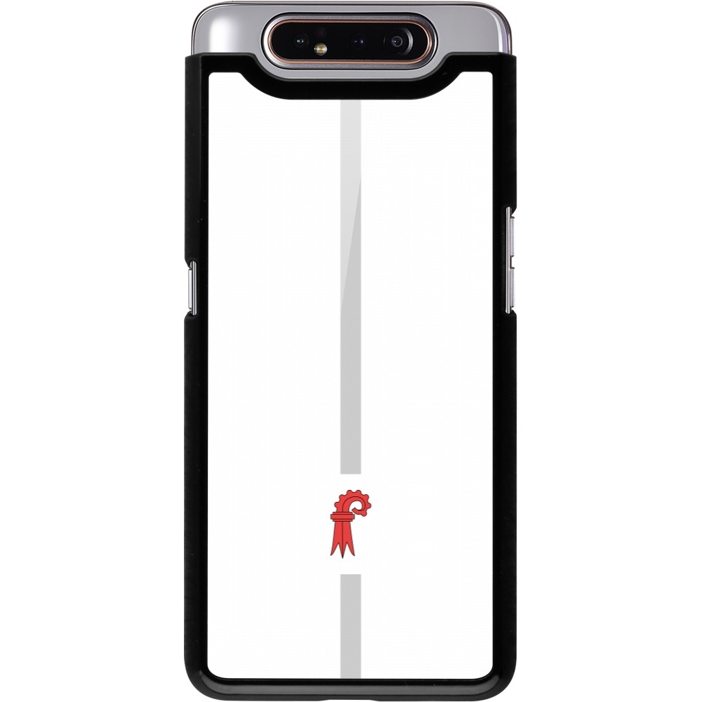 Samsung Galaxy A80 Case Hülle - Kanton BL weiss