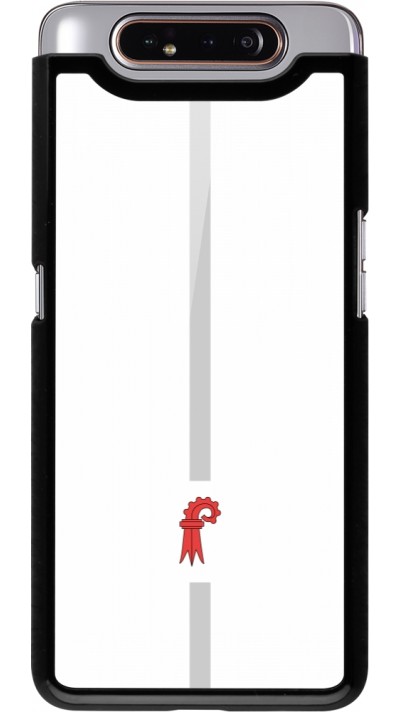 Samsung Galaxy A80 Case Hülle - Kanton BL weiss