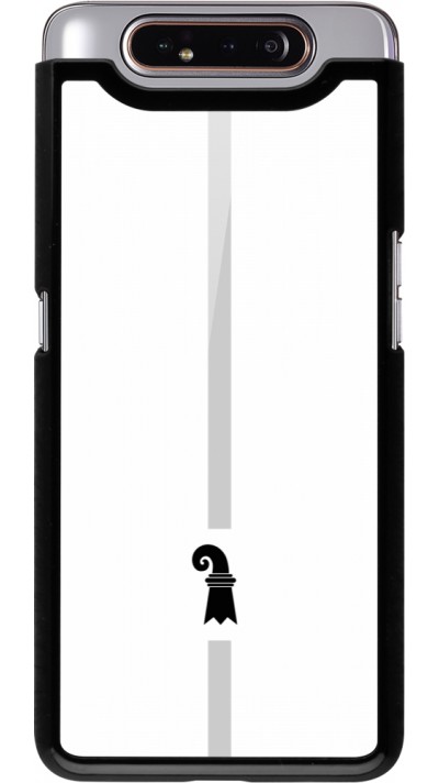 Samsung Galaxy A80 Case Hülle - Kanton BS weiss