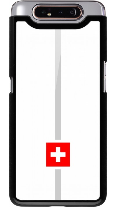 Samsung Galaxy A80 Case Hülle - Kanton CH weiss