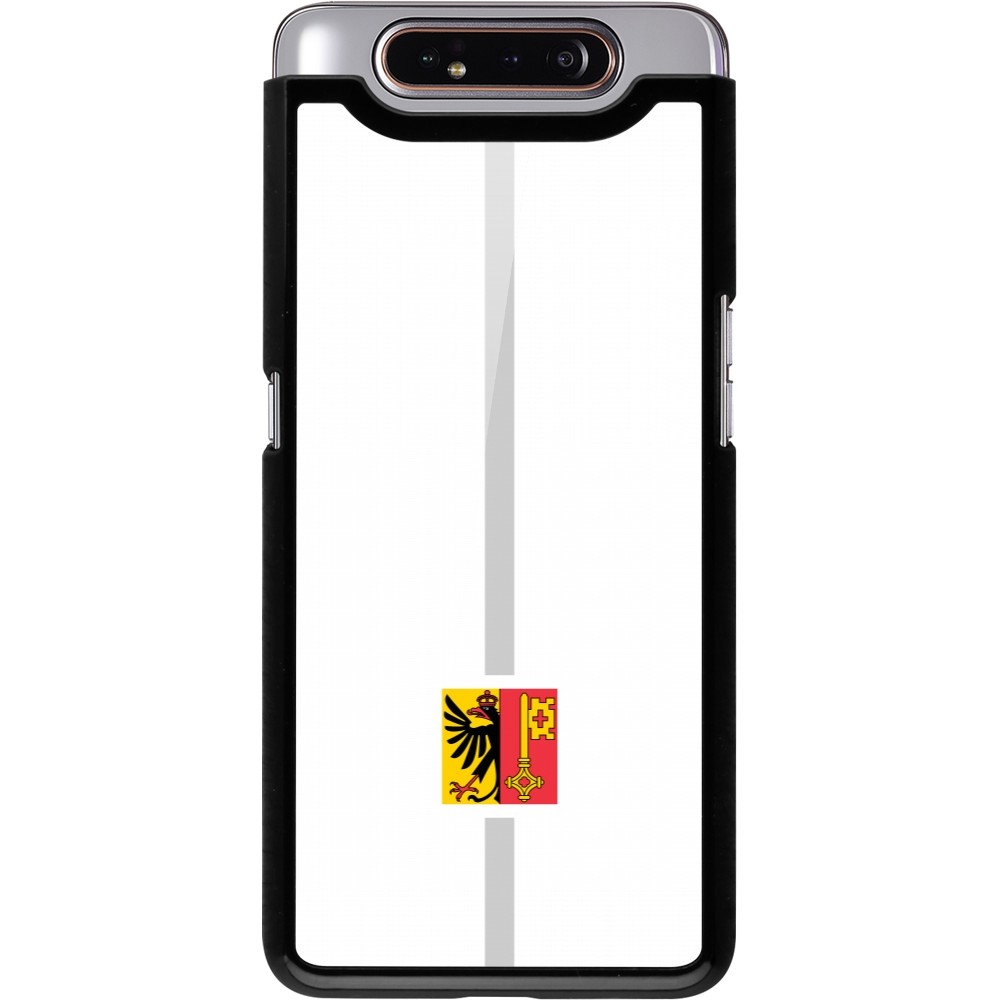 Coque Samsung Galaxy A80 - Canton GE blanc