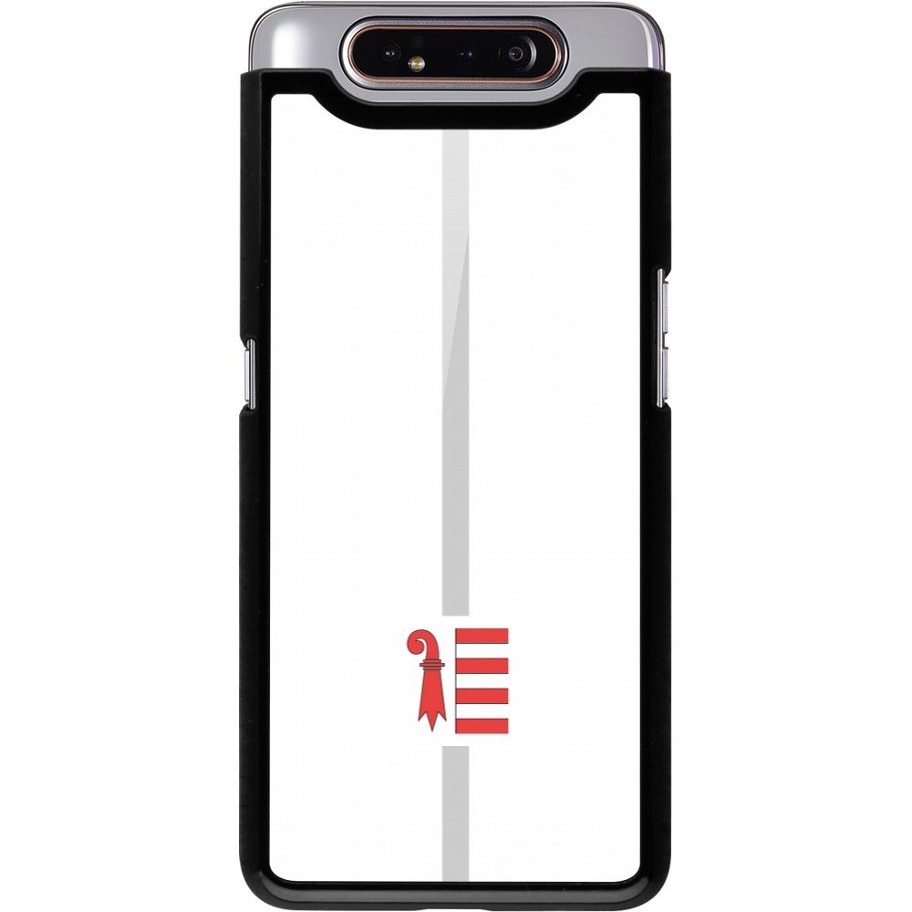 Samsung Galaxy A80 Case Hülle - Kanton JU weiss