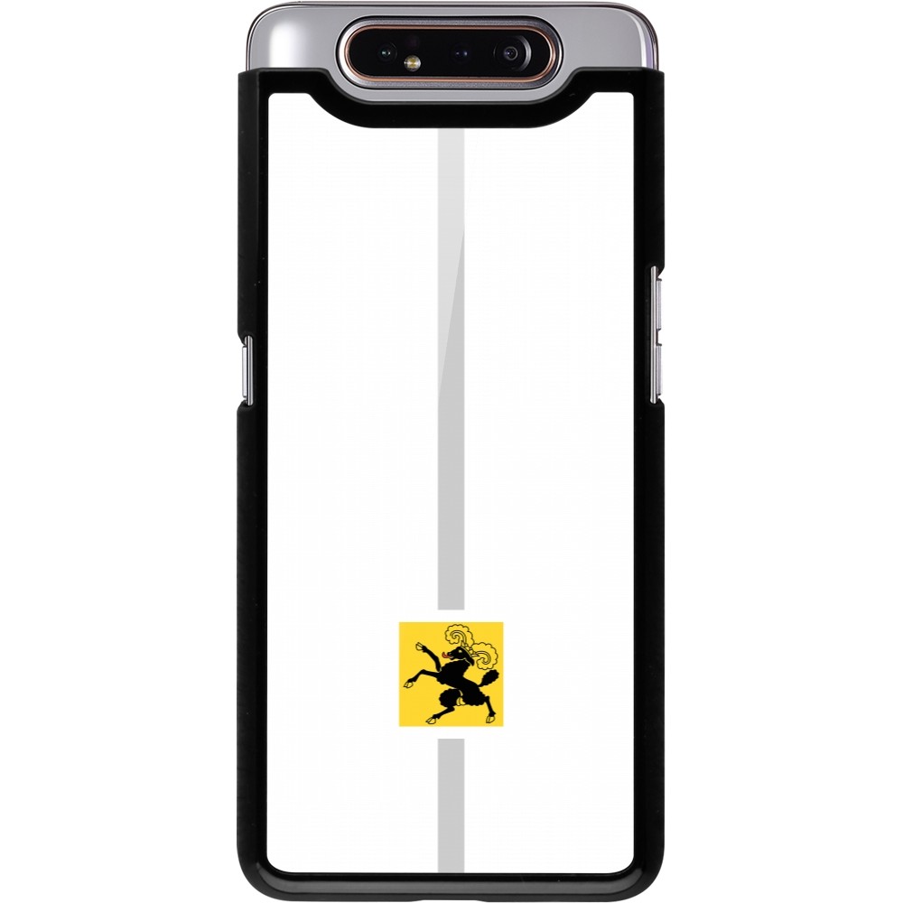 Samsung Galaxy A80 Case Hülle - Kanton SH weiss