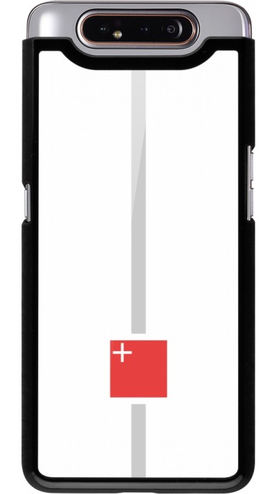 Samsung Galaxy A80 Case Hülle - Kanton SZ weiss