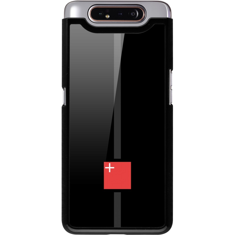 Samsung Galaxy A80 Case Hülle - Kanton SZ schwarz