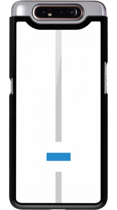 Samsung Galaxy A80 Case Hülle - Kanton ZG weiss