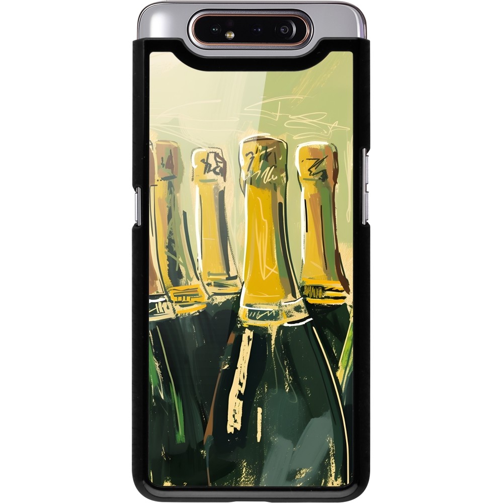 Coque Samsung Galaxy A80 - Champagne peinture