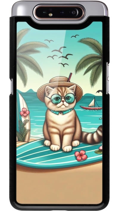 Coque Samsung Galaxy A80 - Chat Surf Style