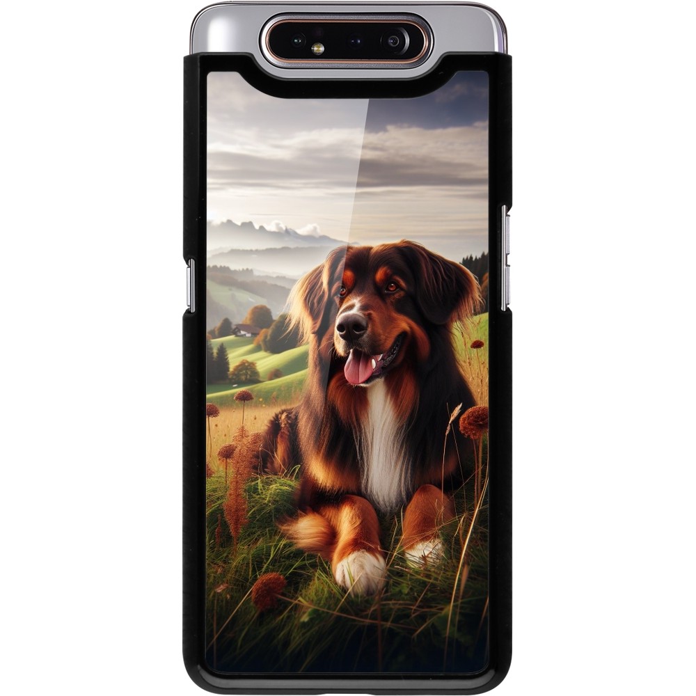Samsung Galaxy A80 Case Hülle - Hund Land Schweiz