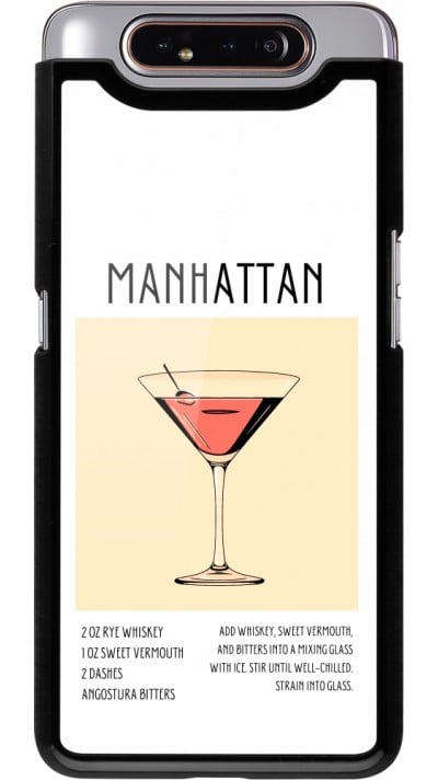 Coque Samsung Galaxy A80 - Cocktail recette Manhattan