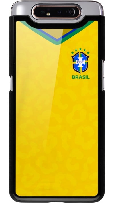 Coque Samsung Galaxy A80 - Maillot de football Brésil 2022 personnalisable