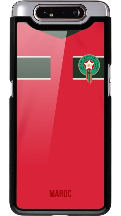 Coque Samsung Galaxy A80 - Maillot de football Maroc 2022 personnalisable
