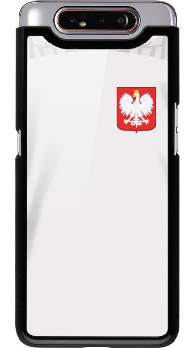 Coque Samsung Galaxy A80 - Maillot de football Pologne 2022 personnalisable