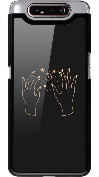 Hülle Samsung Galaxy A80 - Grey magic hands