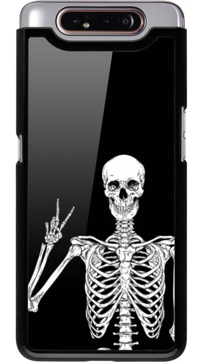 Coque Samsung Galaxy A80 - Halloween 2023 peace skeleton