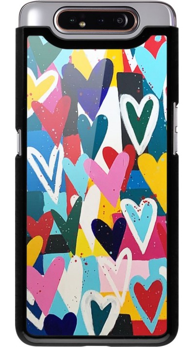 Hülle Samsung Galaxy A80 - Joyful Hearts