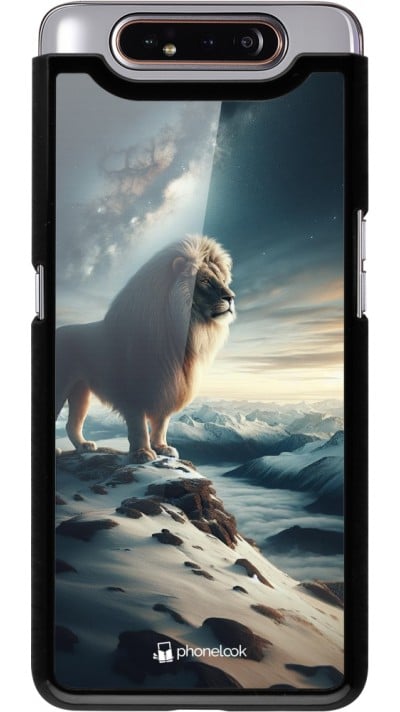 Coque Samsung Galaxy A80 - Le lion blanc