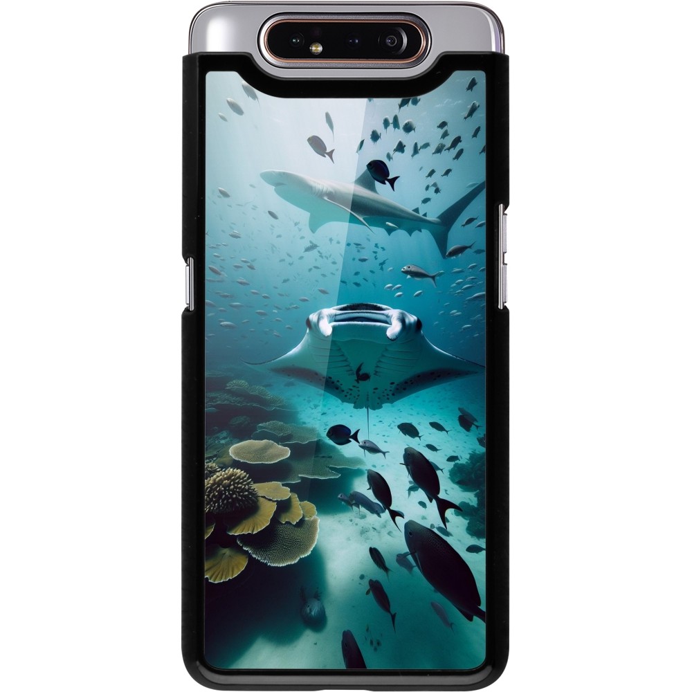 Samsung Galaxy A80 Case Hülle - Manta Lagune Reinigung