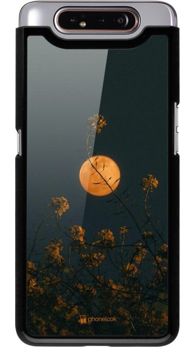 Hülle Samsung Galaxy A80 - Moon Flowers