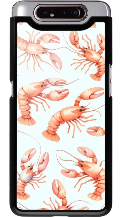 Coque Samsung Galaxy A80 - Pattern de homards pastels