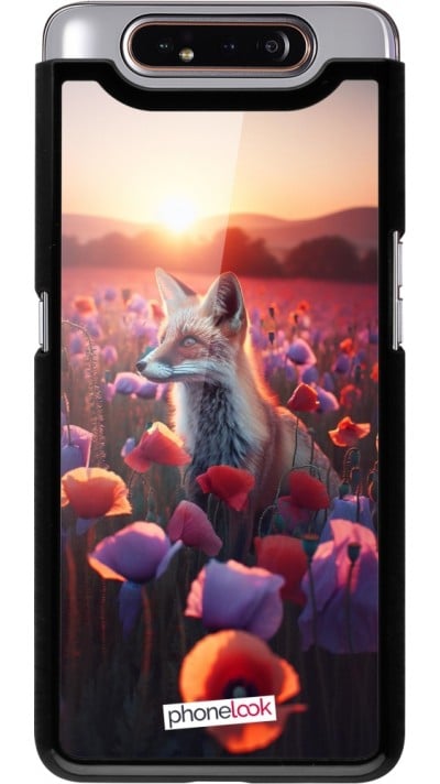 Coque Samsung Galaxy A80 - Renard pourpre au crépuscule