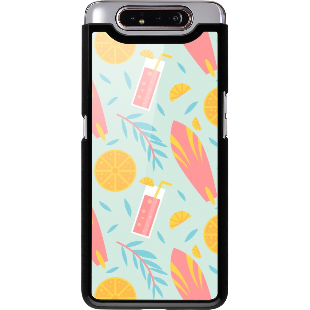 Samsung Galaxy A80 Case Hülle - Summer 2025 Pattern citron