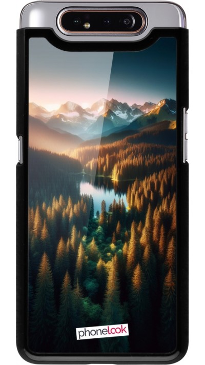 Coque Samsung Galaxy A80 - Sunset Forest Lake