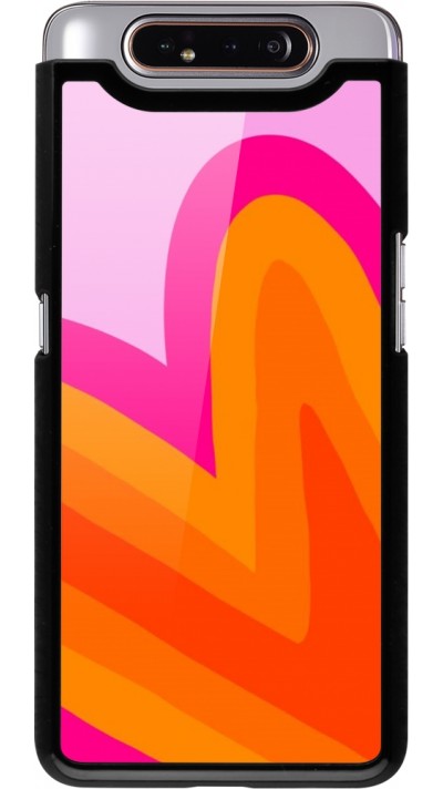 Coque Samsung Galaxy A80 - Valentine 2024 heart gradient