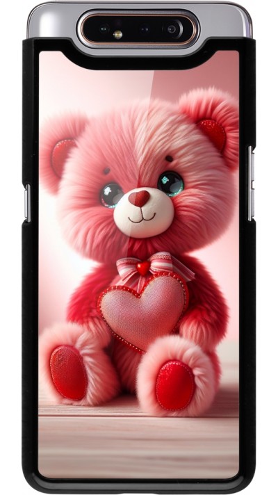 Coque Samsung Galaxy A80 - Valentine 2024 Ourson rose