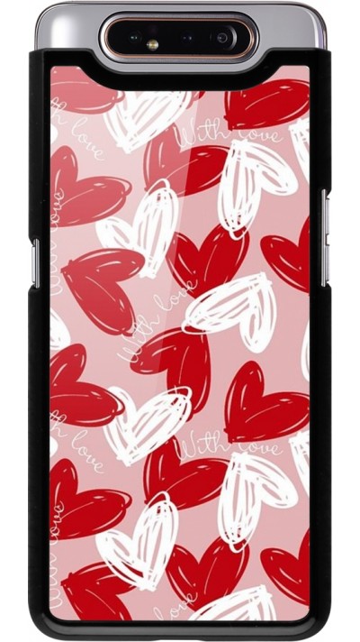 Coque Samsung Galaxy A80 - Valentine 2024 with love heart
