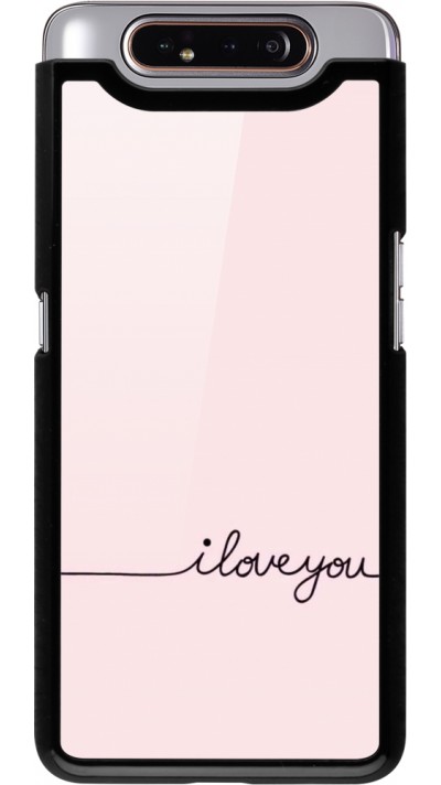 Coque Samsung Galaxy A80 - Valentine 2023 i love you writing