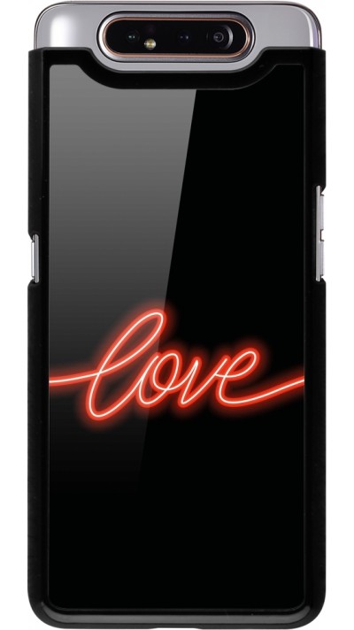 Coque Samsung Galaxy A80 - Valentine 2023 neon love