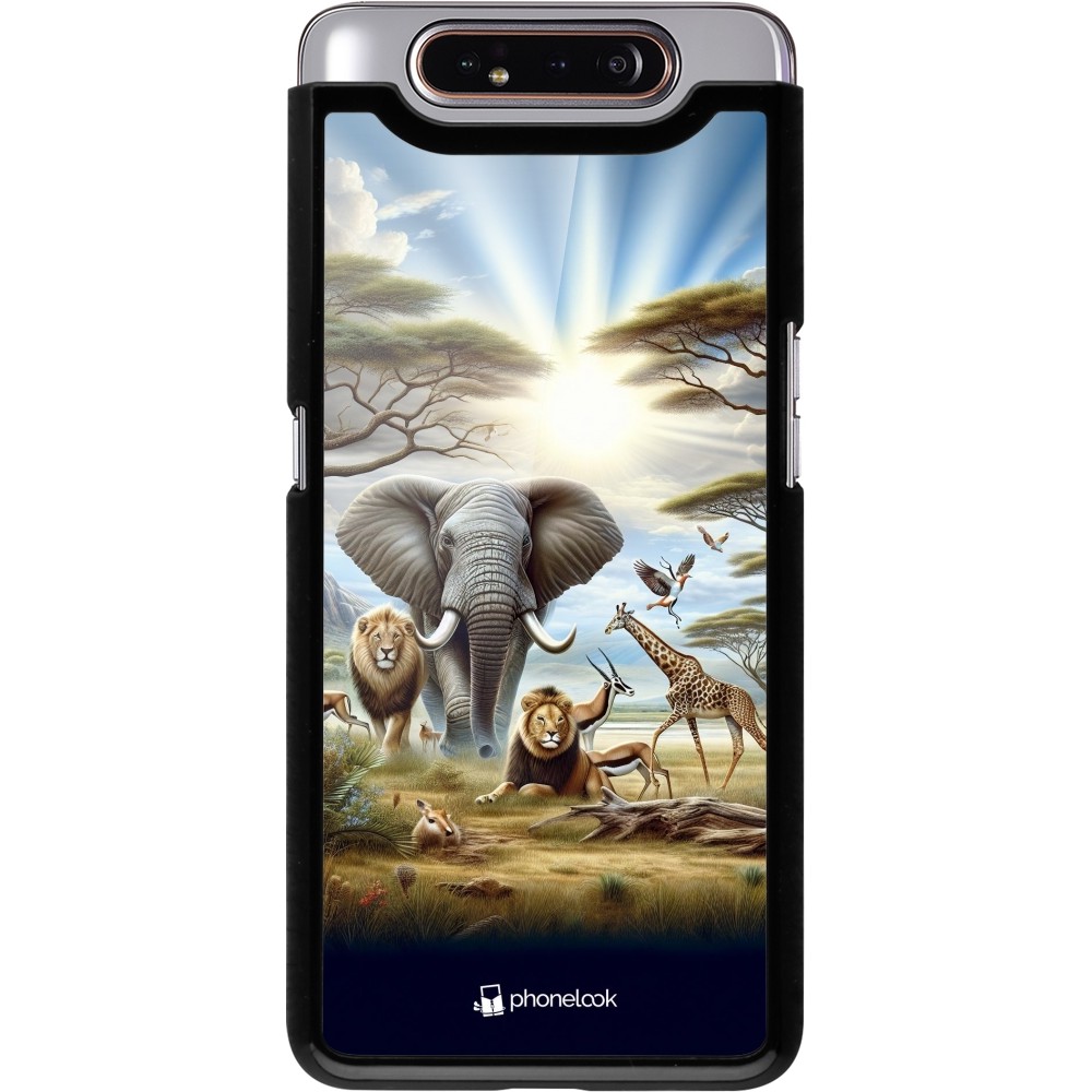 Coque Samsung Galaxy A80 - Vie sauvage africaine